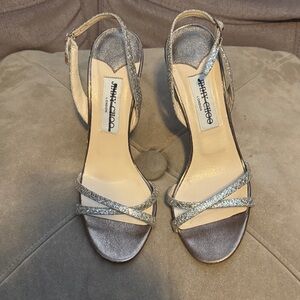 Jimmy Choo Glittering Gold Heels